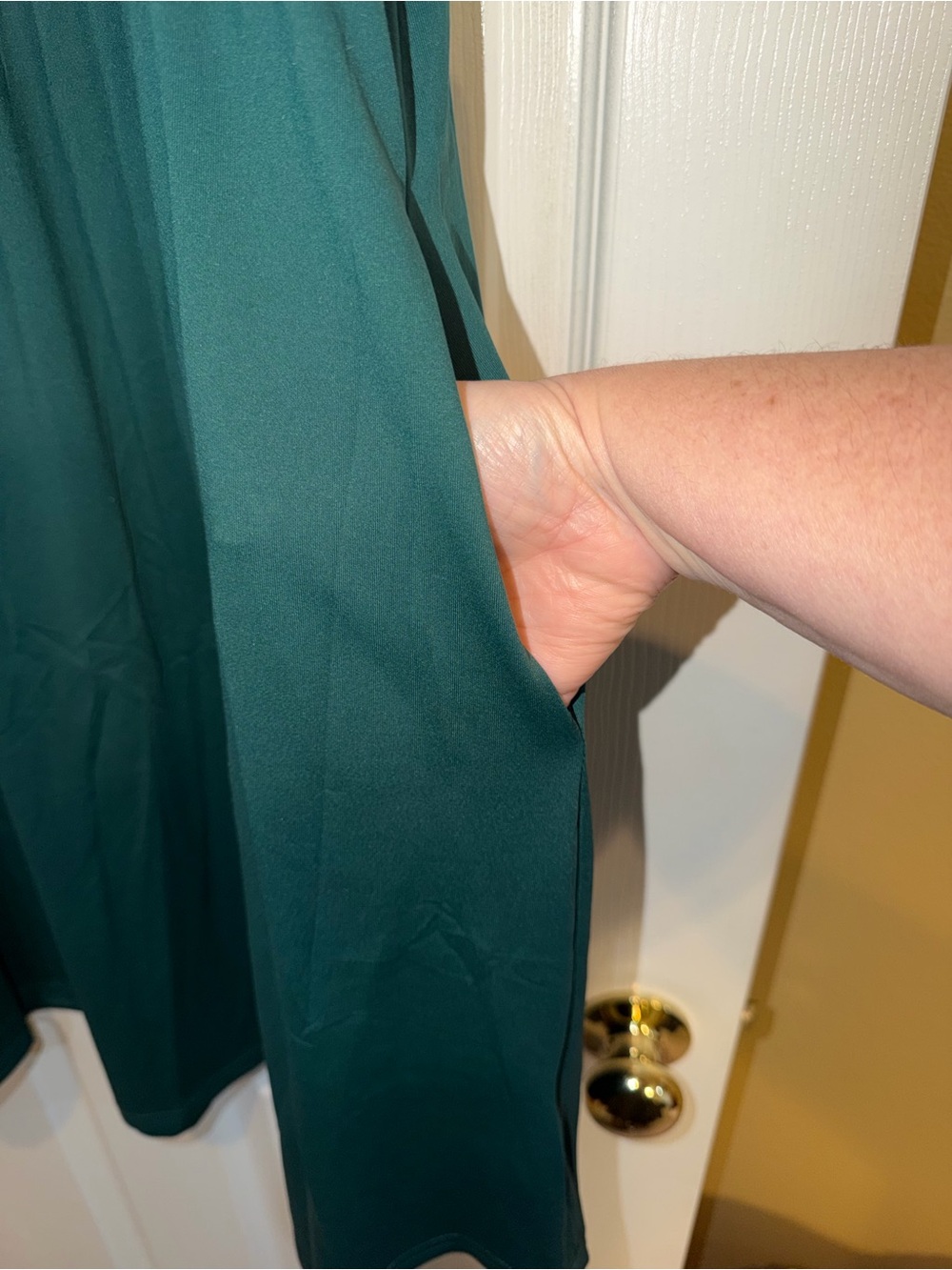 Sleeveless Midi Dress in Deep Teal Size 3X. NWT - Picture 2 of 5